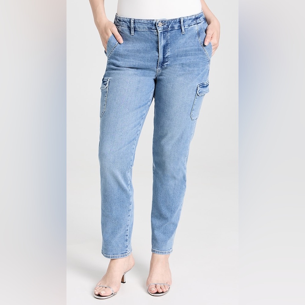 PAIGE Drew Cargo Pockets Jeans Size 28 - Picture 3 of 13